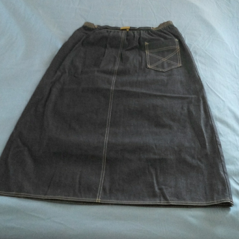 Sassoon Long Denim Skirt